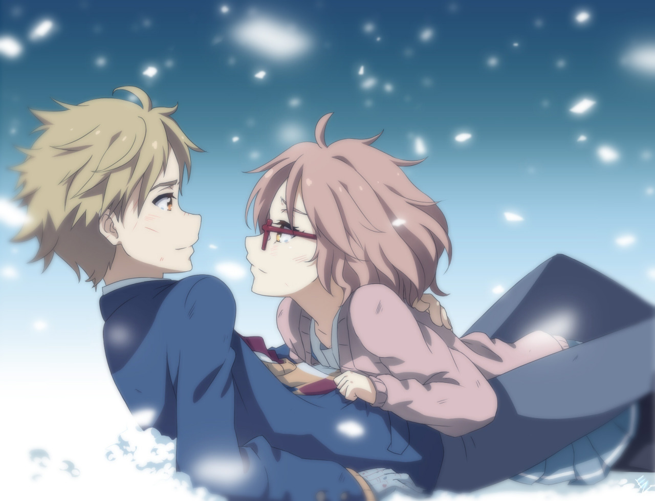 Pinterest  Kuriyama, Anime, Beyond the boundary