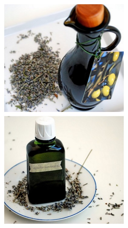 DIY Easy 2 Ingredient Lavender Massage Oil Recipe and Tutorial from Behind My Desk here. Gift idea -