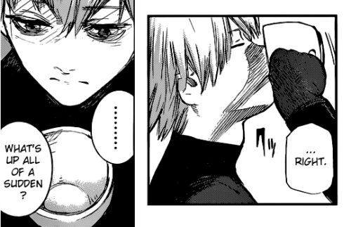 littlemissymonster: Kaneki continually pretending drink from an empty coffee cup so he doesn’t