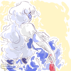 seafleece: sapphy is nice for calming sketches