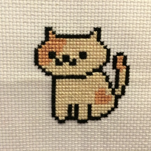 jumpingjacktrash:snailfishes:After a week of teasing, the Neko Atsume Cross Stitch Patterns are avai