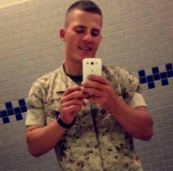 militaryboysunleashed:  20 year old marine