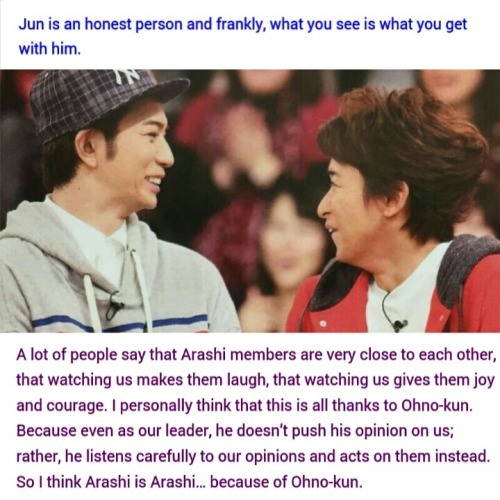 arashianeel:“They care about each other to that extent, it’s surprising.” /adv friendship day post. 