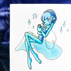 allofthedoodles:  Blue Pearl loves music 🎶💙 