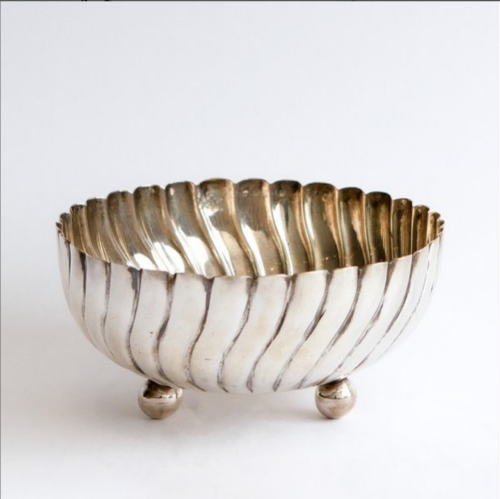 Josef Hoffmann, Bowl for Weiner Werkstätte, c. 1920s.