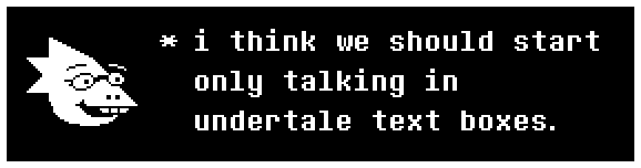 Undertale Deltarune Textboxes