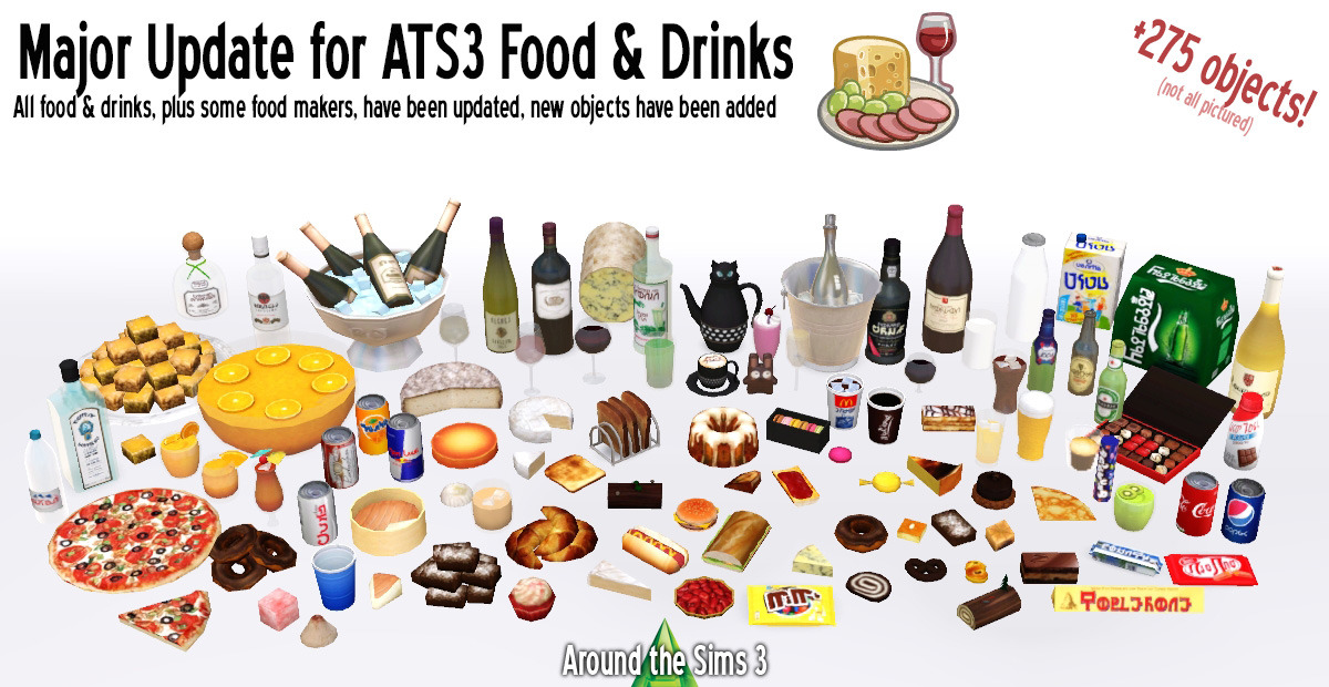 Around The Sims — Around The Sims 3 | Major Update For All Food &...