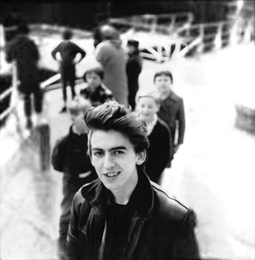 george-harrison-marwa-blues: Teddy boy George photographed by friend Jurgen Vollmer in 1961 at Raben