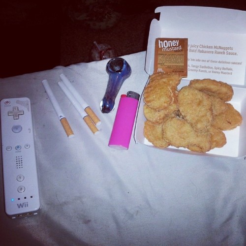 All the needed supplies for a good night #macdons #netflix #maryjane #jk #thereslikeahit #waaah