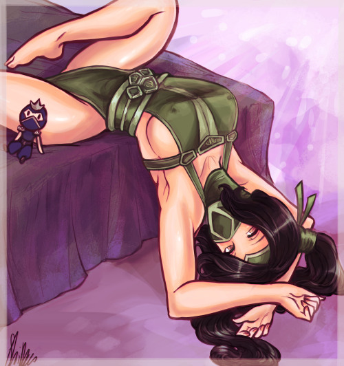 maddynshinaa:  Pin-up Akali 