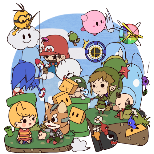 dotcore:  Super Smash Bros.by トポロ. 