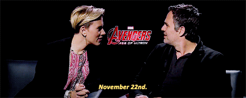 dailymarvelkings:Happy Birthday Scarlett Johansson and Mark Ruffalo! x