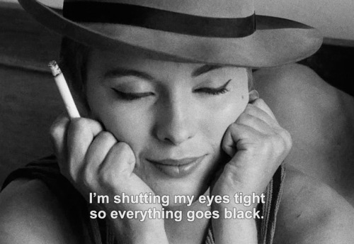 anamorphosis-and-isolate:― Breathless (1960)“I’m shutting my eyes tight so everything go
