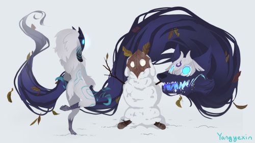 notoriouslydevious:Kindred Snowmen by Yangyexin