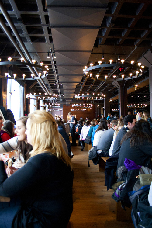 Day 2 of Boston: @cherrylet &amp; I braved the snow and wind to make our way to Harpoon Brewery&