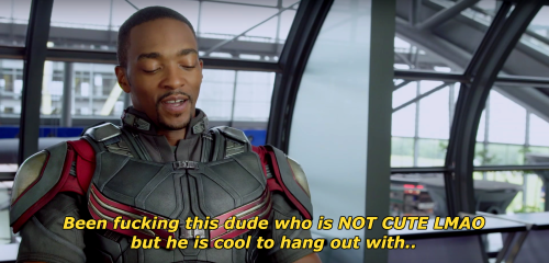 sunfortune:concept: falcon and the winter soldier but its shot like a reality show x