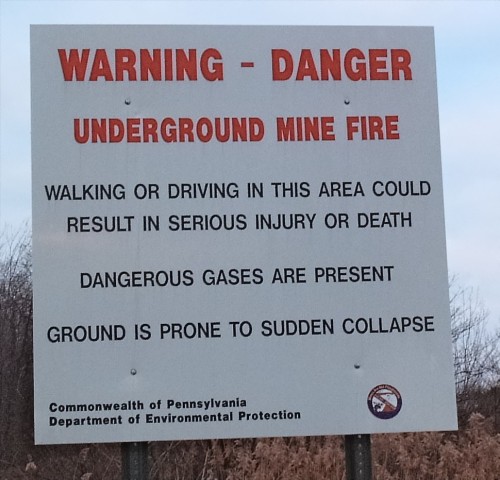 sixpenceee:Centralia, PennsylvaniaThe town sits on a coal vein and there has been an underground fir