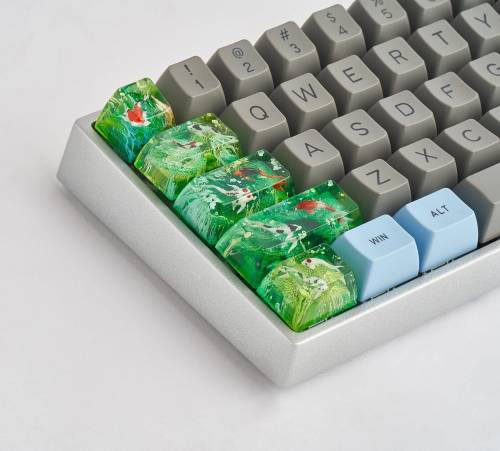 nae-design:Jelly Key Zen pond custom keycaps are rad.