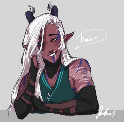 syntiment: I’m back on my BS making myself a Dragon Prince oc, meet my moonshadow assassinHe’s still