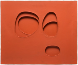 patrickschierer:  Paolo Scheggi, Per una situazione, rosso arancio, 1963. 