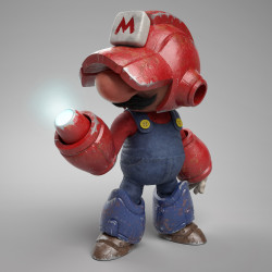 pixalry:  Mega Mario - Created by Yago de