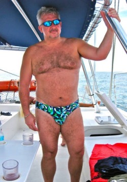 Fat Daddy in Speedo