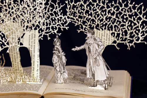 Will you do me the honour of reading that letter.Pride and Prejudice book sculpture.www.daysfalllike