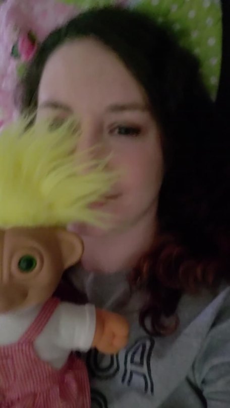 princessshteepypie:Found dis silly video of me and my favowite lil punkin last autumn 🎃 him’s been wifs me for exactly 25 years now as of this October. I gots him in kindergarten at a fall festival and hot rod run 🏎🏍 and even though his