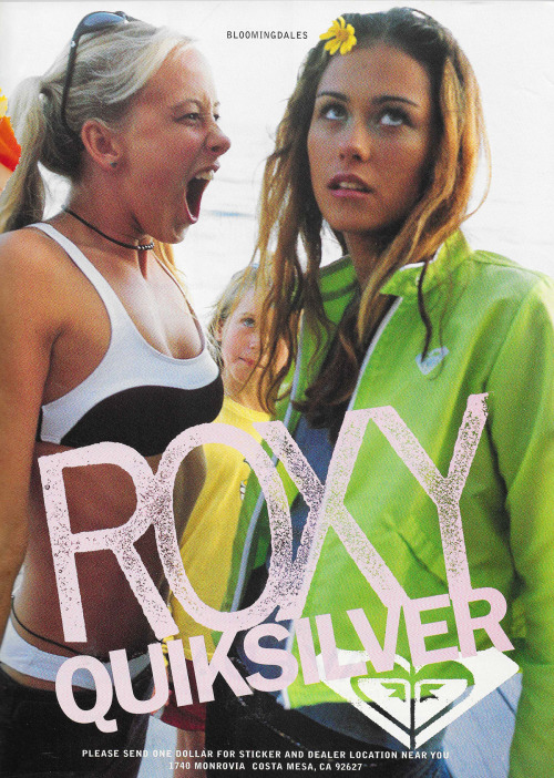April 1997. Roxy Quiksilver