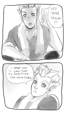 trashwavu:  Bokuto loves you! It was funnier in my head… ;7;) based on this post! 
