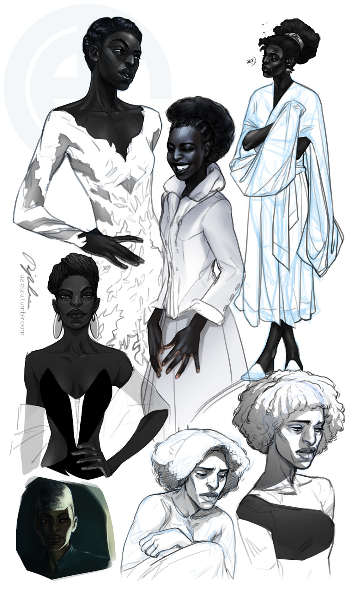 uzlolzu:  I don’t draw Ester enough and I felt I needed to figure out better what