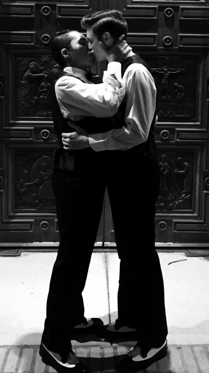 photographedgaycouples:  Only a few months away from our 1 year. Prom with this guy