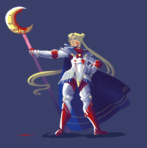 solemntempo: Warrior of the Moon For the june’s Character Design Challenge about Sailor Moon.