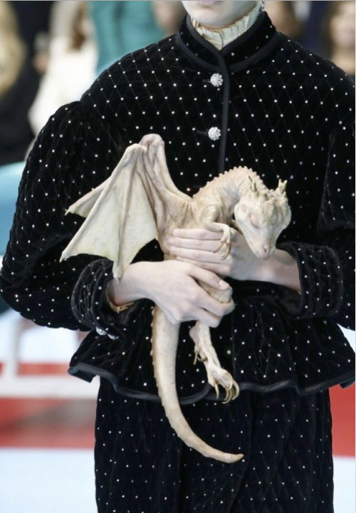 gucci F/W 18 baby dragon