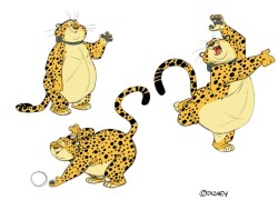 snouted: spaceprincesslevi:  Benjamin Clawhauser’s concept art is the cutest thing i have ever seen. (x)   I love how he is fat and graceful at the same time. 