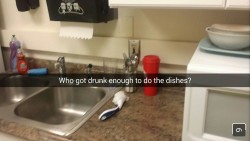 notcrazyiswear:sexhaver:collegeProbably whoever has finals to study for  Shit I&rsquo;m this type of drunk person.