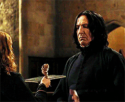 ladyavenal:Don’t fuck with Snape.