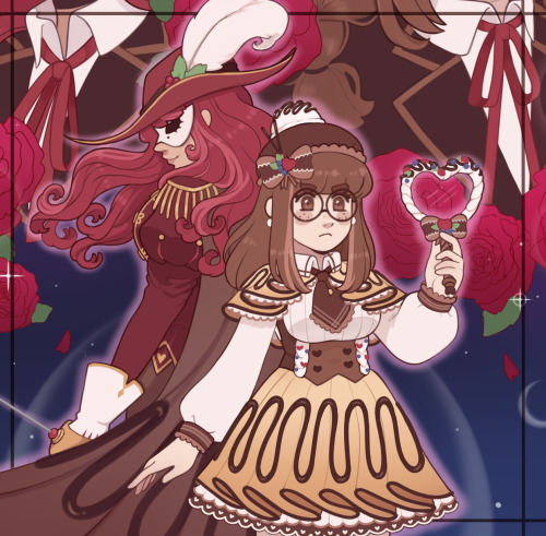 o3ohi: [Preview of my illustration for @magicaldessertzine]