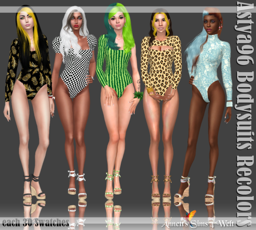 Astya96 Bodysuits * RecolorsMesh ist not includedDownload Mesh by Astya96Recolors by Annett85each by