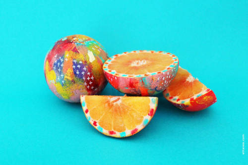 Series of Colorful Illustrative Exotic Fruits by Jessi MichelleAmerican designer and art director Je