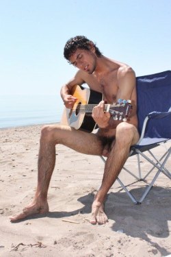 edcapitola2:  And yes, guitar music on the beach is great, especially if the guitarist is naked.  Follow me at http://edcapitola2.tumblr.com