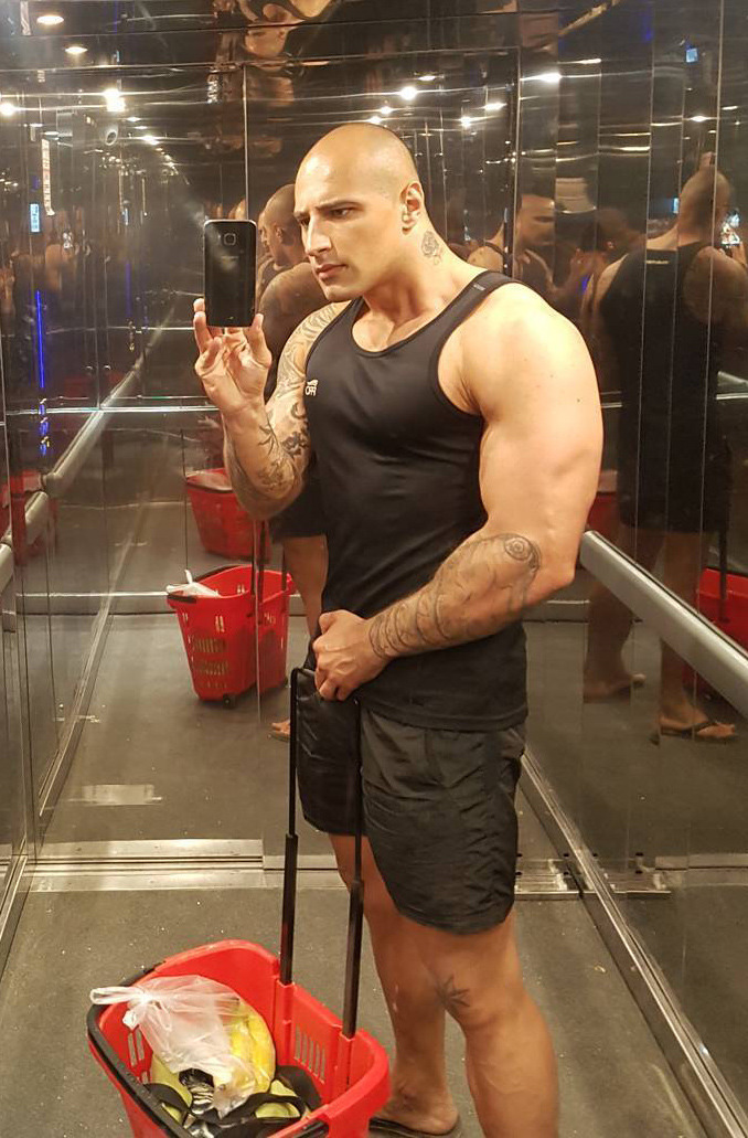 serbian-muscle-men:  Serbian bodyguard StrahinjaMore of his photos here–&gt;
