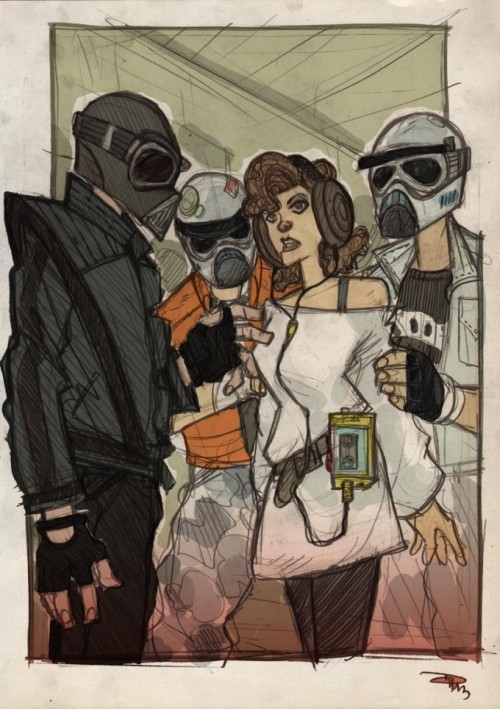 lipstick-and-lightsabers: denism79.deviantart.com If Star Wars were a 1980’s High School movie