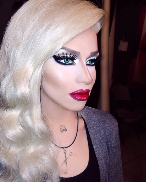 boy-to-girl-transformation:  Drag Queen Diva porn pictures