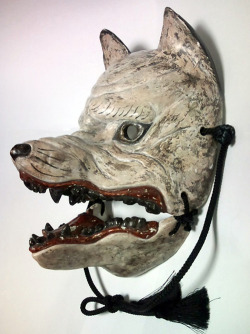 japaneseaesthetics:  Dog God mask.  Japan