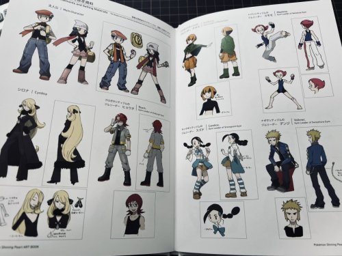 Concept Art From The DP Artbook Via Eclipse_tt And PokeStarmie Of Twitter.