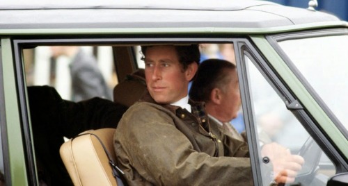 barbouristan: holdhard:  Prince Charles  Land Rover / Barbour