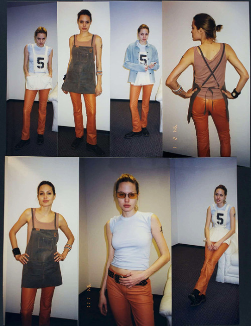 Angelina Jolie’s costume tests for Gone in 60 Seconds (2000)Costume design by Marlene Stewart