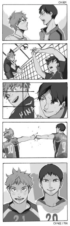 kolpis: hinata shouyou and kageyama tobio throughout the years. a relationship at the core of the se