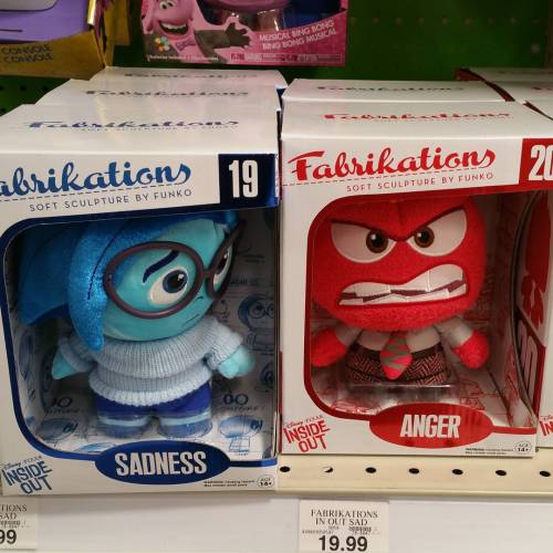 #InsideOut #fabrikations at #ToysRUs #anger #sadness